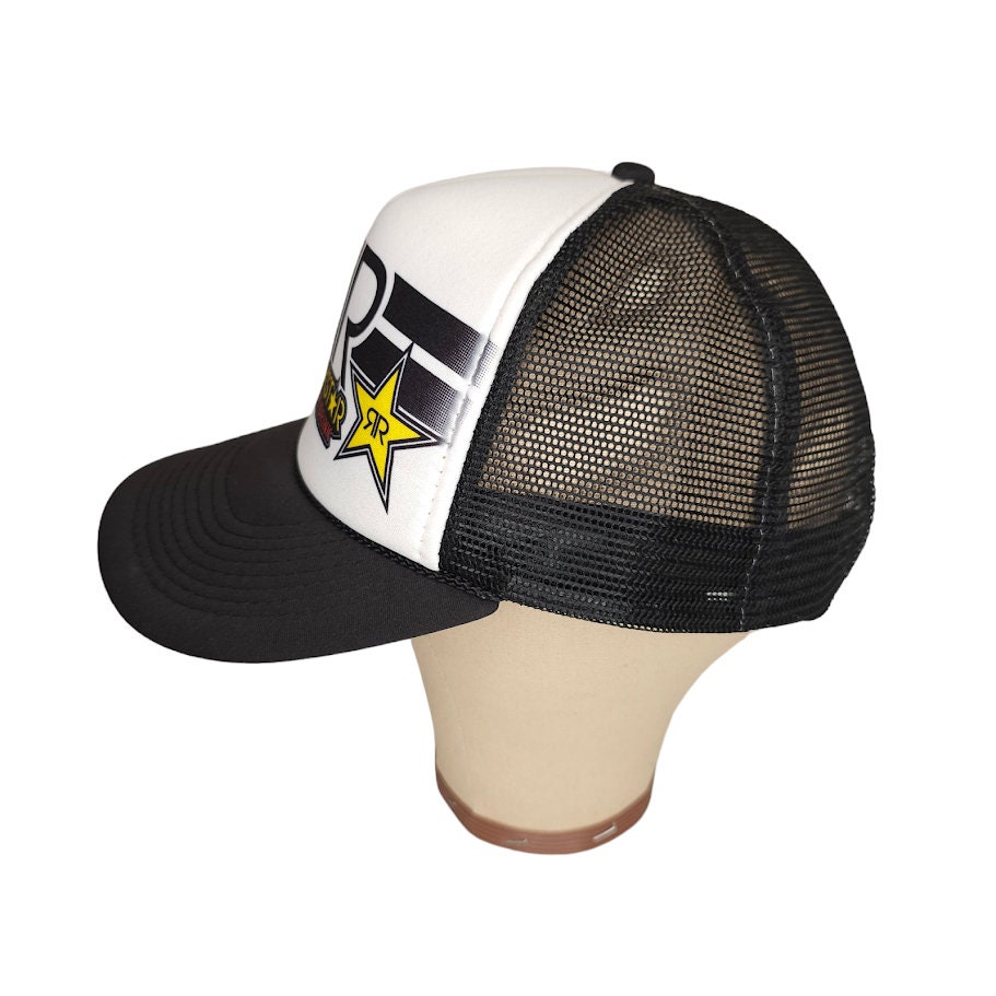 Vintage Rockstar Energy Drink Trucker Hat Mens One Size
