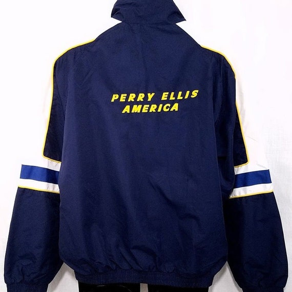 Perry Ellis America Windbreaker Jacket Vintage 90… - image 1