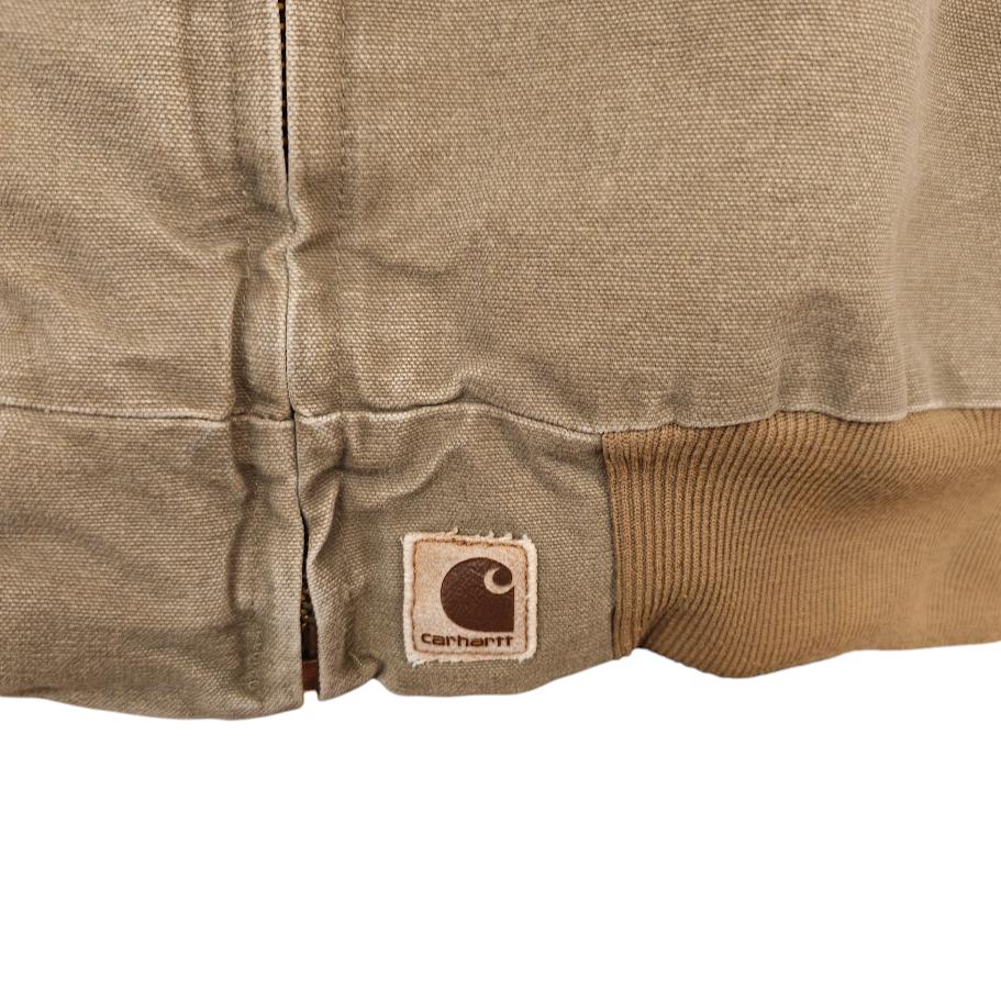 Vintage Carhartt Work Jacket Mens Size 2XL Beige Y2K J102