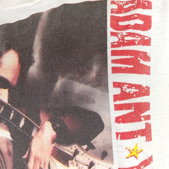 Adam Ant T Shirt Vintage 80s World Tour 1985 Marc… - image 3