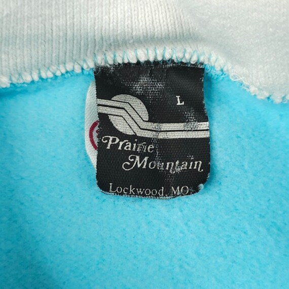 Vintage Alaska Sweatshirt Mens Size Medium Blue 8… - image 5