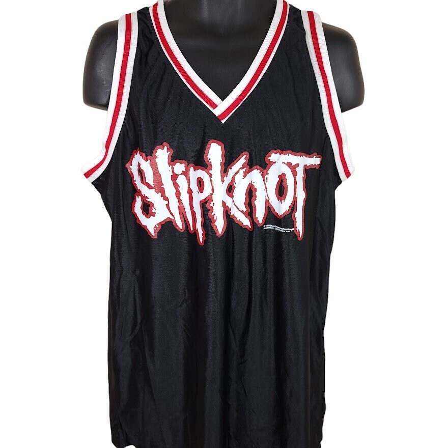 Slipknot Basketball Jersey Vintage 90s 1999 Blue Grape Made in USA