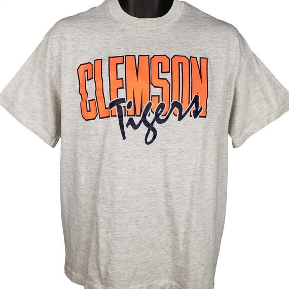 Clemson Tigers T Shirt Vintage 80s NCAA 