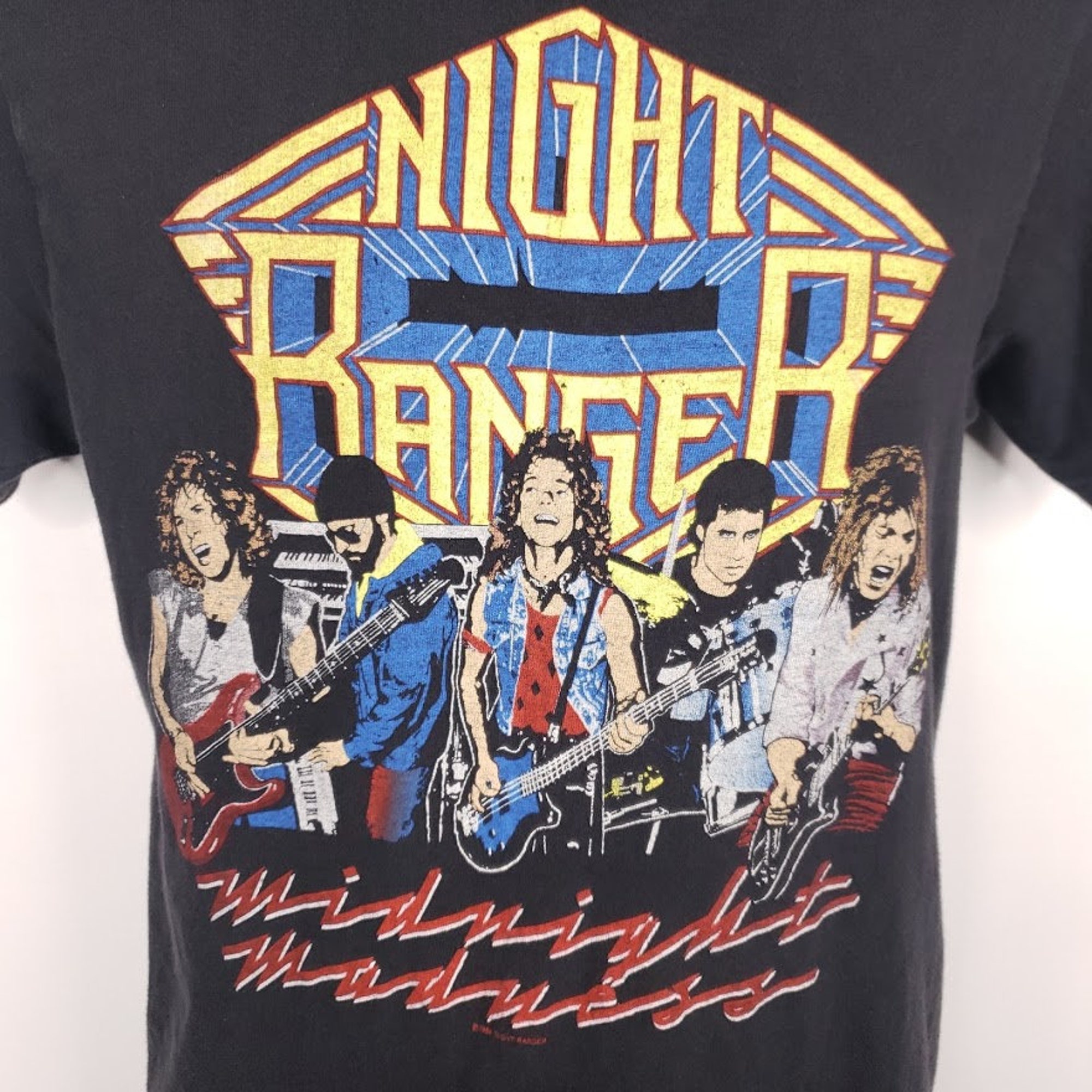 Night Ranger T Shirt Vintage 80s 1983 1984 Midnight Madness Tour Made In USA Mens