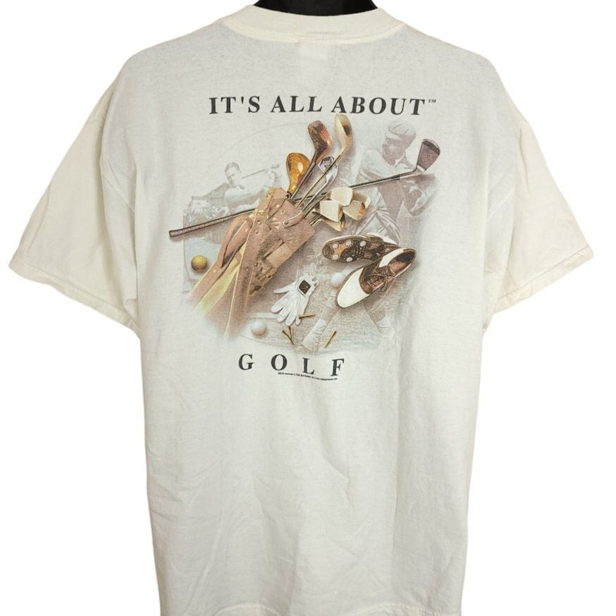 Its All About Golf T Shirt Vintage Y2K Golfing Golfer Tee