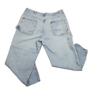 Calvin Klein Worker Carpenter Jeans Vintage 90s Stone Wash Mens Size 40x29