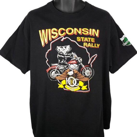 Harley Davidson Wisconsin Badgers T 