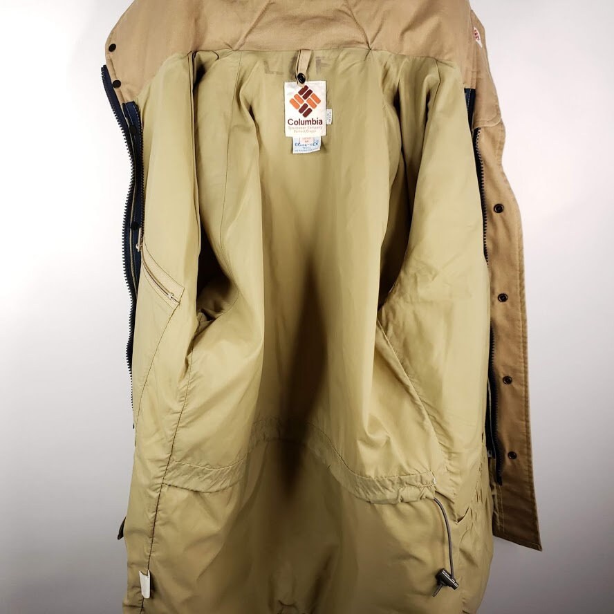Columbia Gore Tex Field Jacket Vintage 80s 90s Coat Made in USA