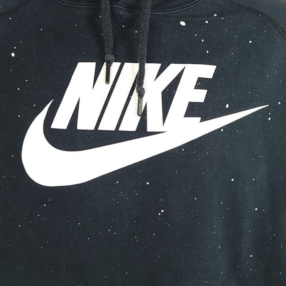 Nike Large Center Swoosh Hoodie Sweatshirt Vintag… - image 2