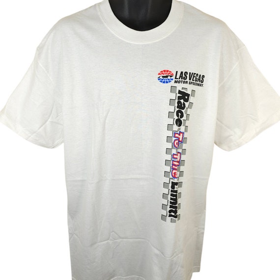 Las Vegas Motor Speedway T Shirt Mens Size Large Vintage Y2K Las Vegas Motor Speedway T Shirt Mens Size Large Vintage Y2K