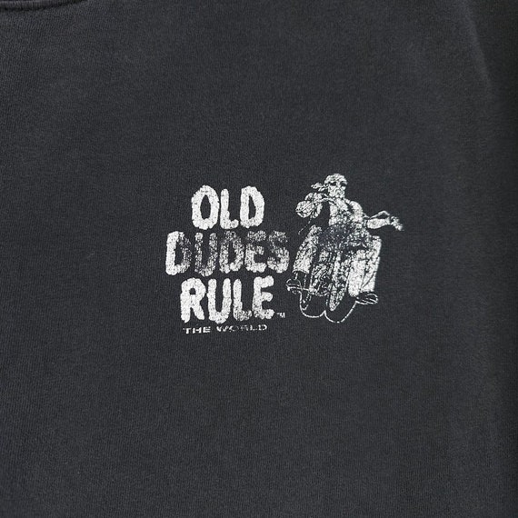 Vintage Old Dudes Rule The World T Shirt Mens Siz… - image 3