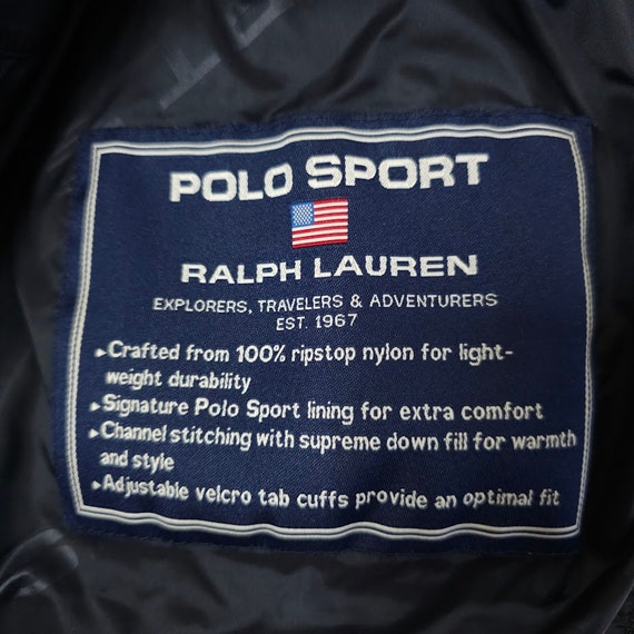 Polo Sport Ralph Lauren Down Puffy Jacket Vintage… - image 6
