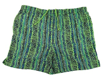 Vintage Pro Spirit Swim Trunks Mens Size Medium Green 80s 90s Surfer Shorts