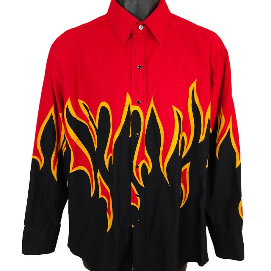 Brooks Dunn Western Shirt Mens Size Large Vintage 90s Panhandle Slim