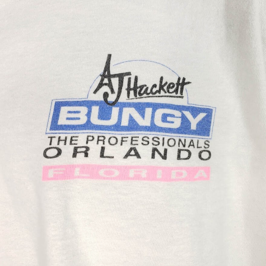 AJ Hackett Bungy Jump T Shirt Vintage 80s 90s Florida Bungee 