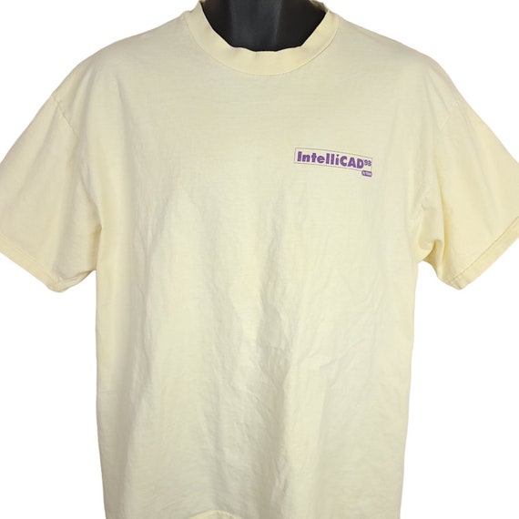 IntelliCAD 98 T Shirt Vintage 90s Software Tech C… - image 2