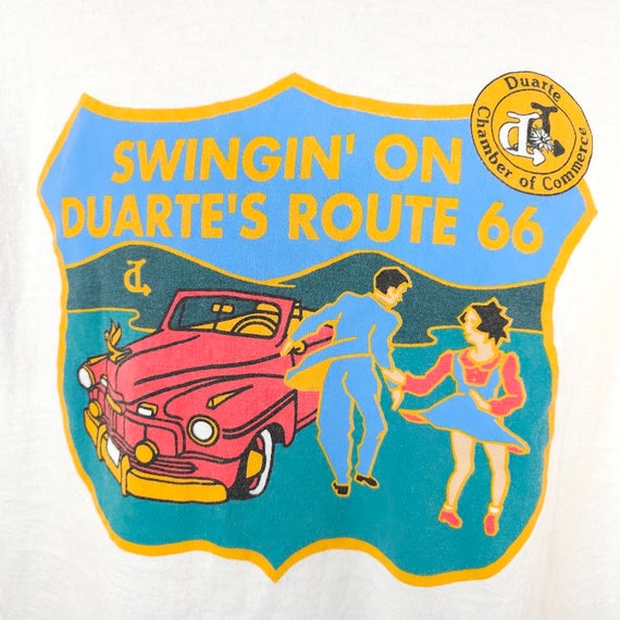 Route 66 T Shirt Mens Size Large Vintage 90s Y2K … - image 2