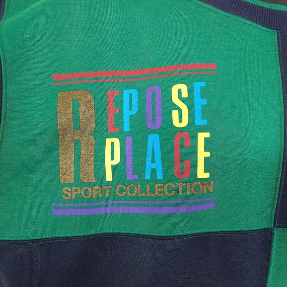 Repose Place Sweatshirt Vintage 80s 90s Streetwea… - image 2