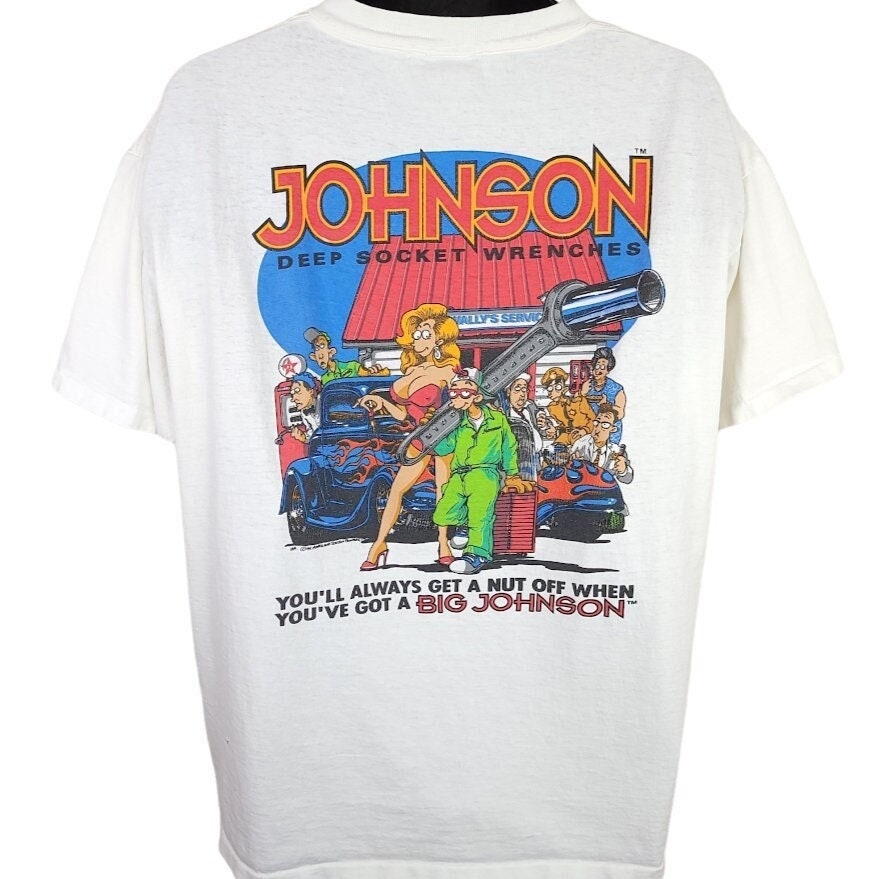 krybdyr Saucer Fantastisk Big Johnson Wrenches T Shirt Vintage 90s Deep Socket Nut off - Etsy Norway