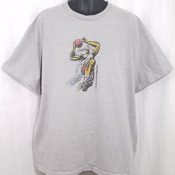 Made White T Etsy Vintage Neck Tag Nike Shirt Crew 90s Basketball 0zwnxTfBq