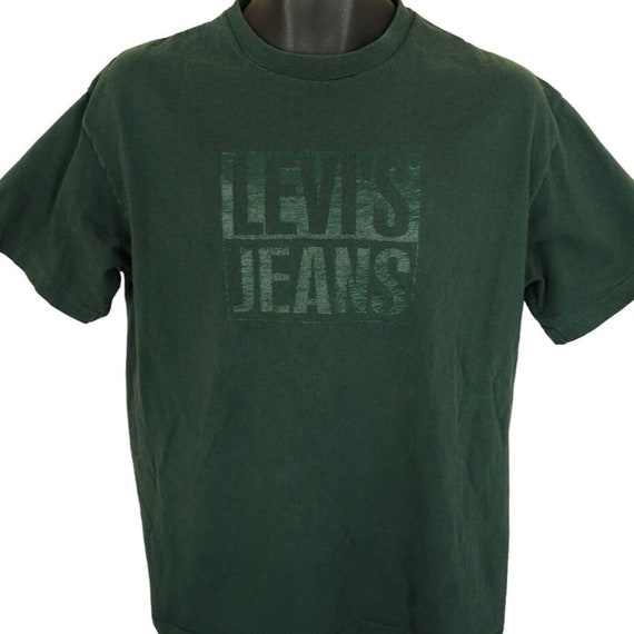 LEVIS ビンテージTshirt USA製 Buy Levis Jeans T Shirt Vintage 90s Streetwear Spell Out Made in