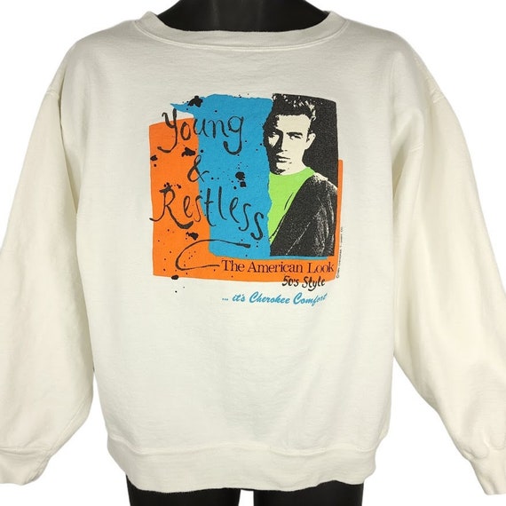 James Dean Young & Restless Sweatshirt Vintage 80… - image 1