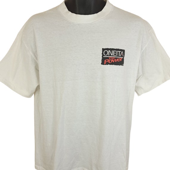 Oneita T Shirt Vintage 90s Ive Got the Power Spell Out Streetwear