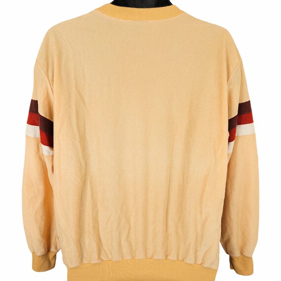 Vintage Rockabilly Sweatshirt Mens Size XL Beige … - image 3