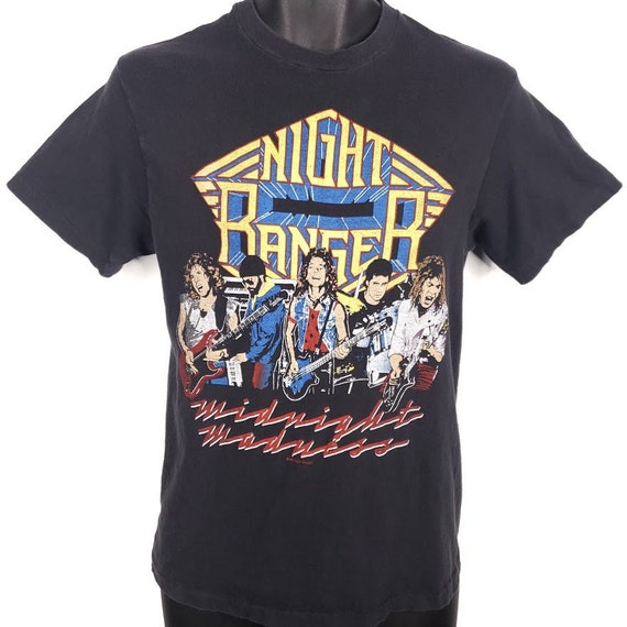 Night Ranger T Shirt Vintage 80s 1983 1984 Midnig… - image 1