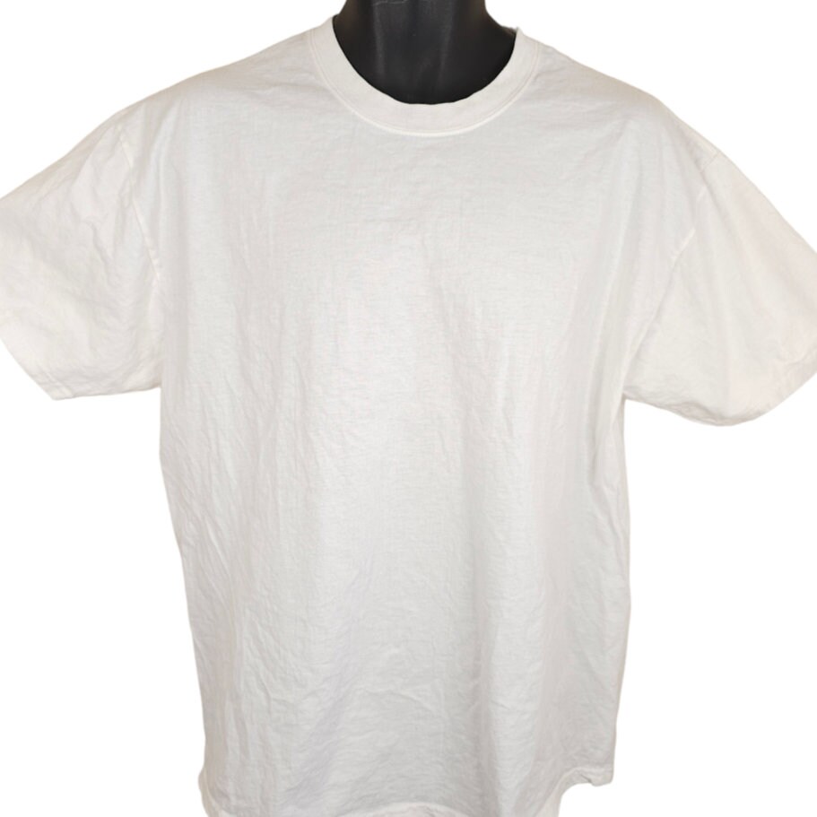 Vintage ABC Action News T Shirt Mens Size Large White Y2K TV