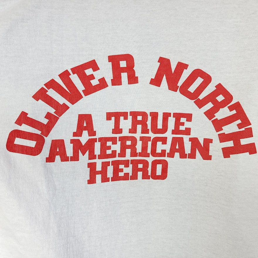80’S Oliver North T-SHIRTS Oliver North T Shirt Vintage 80s 90s True American Hero