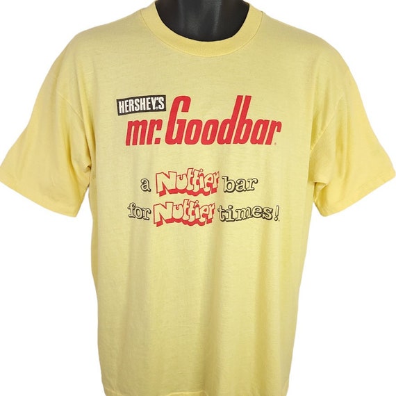 Hershey Mr Goodbar T Shirt Vintage 80s Nuttier Ba… - image 1