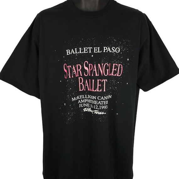 Star Spangled Ballet T Shirt Vintage 90s El Paso Dance Texas