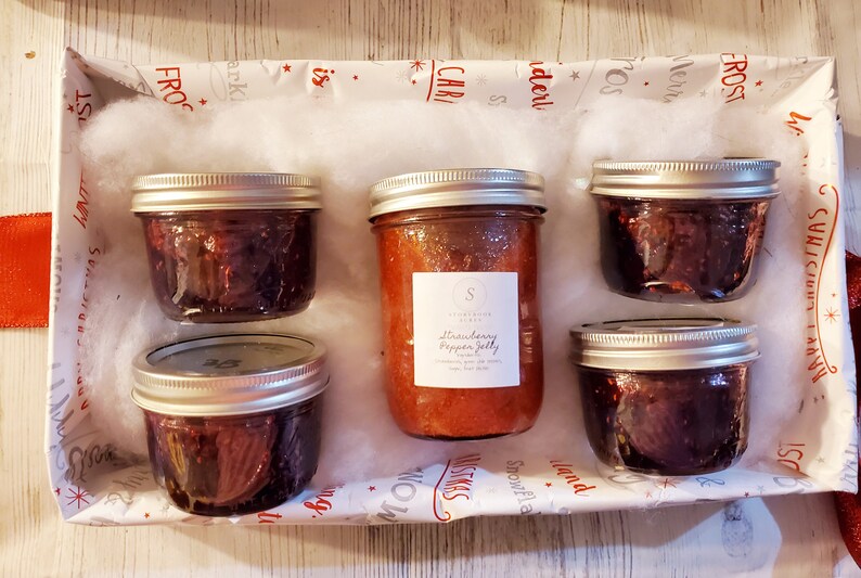 Gourmet Jams Gift Boxes Homemade Jams and Jellies Holiday Etsy