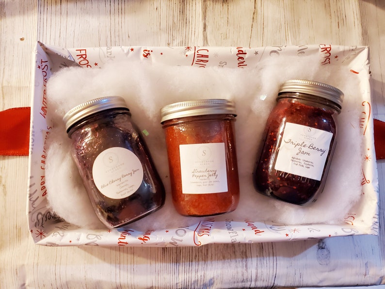 Gourmet Jams Gift Boxes Homemade Jams and Jellies Holiday Etsy