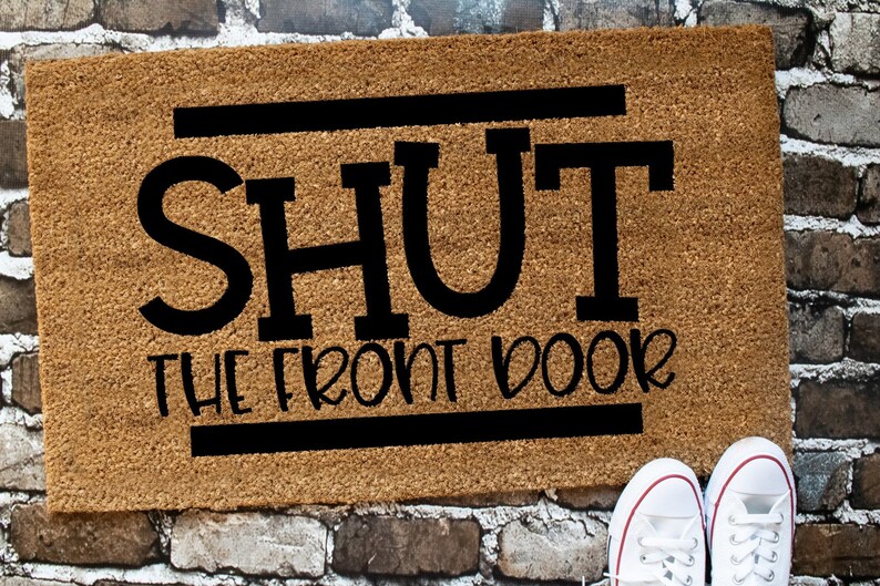 Custom mat funny doormat sarcastic sayings mat Etsy