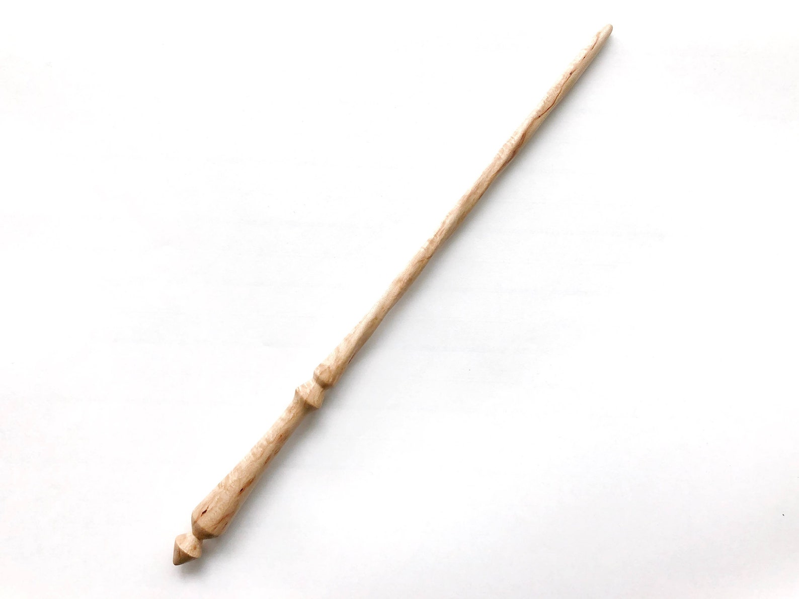 Spiral Figured Maple Wand 2 Etsy