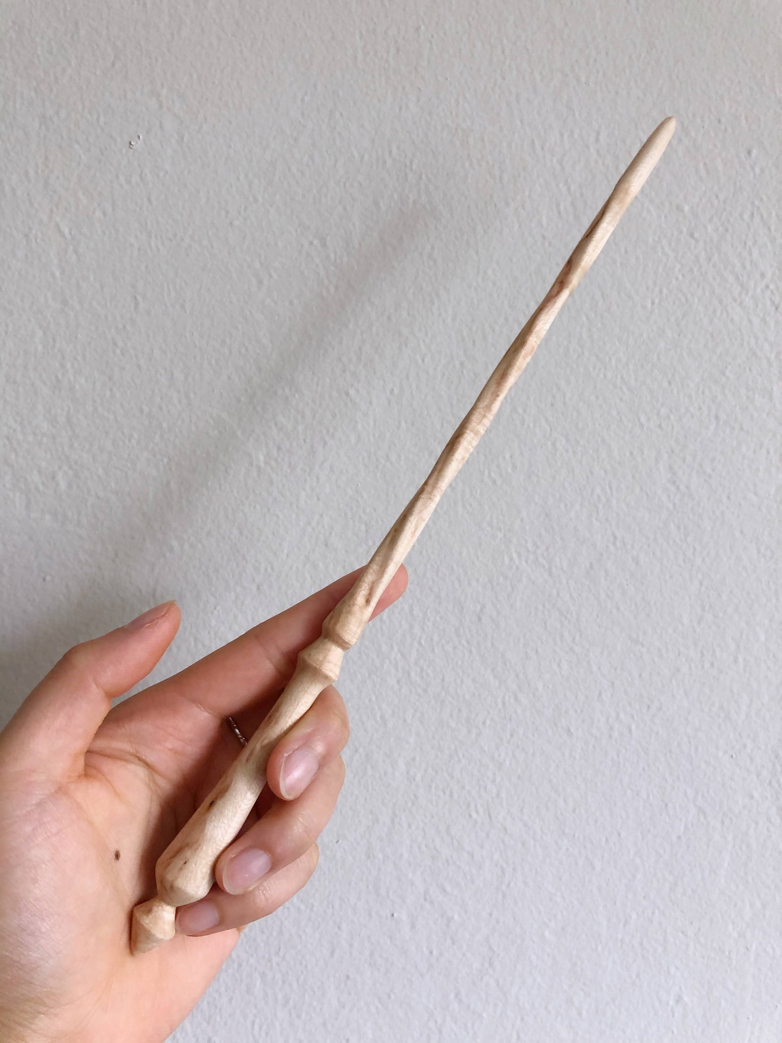 Spiral Figured Maple Wand 2 Etsy
