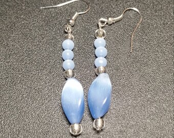 Blue Dream Silver Earrings