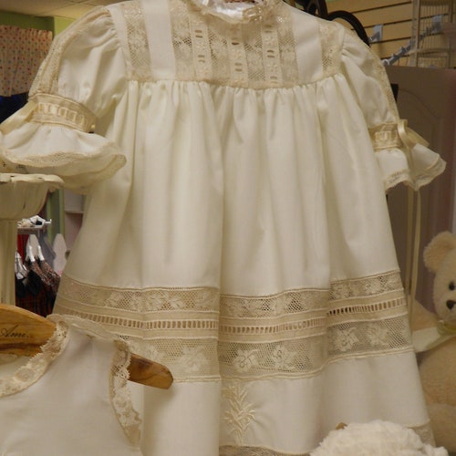 Girl's Handmade Heirloom Dress and Slip Etsy