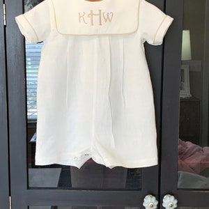 Custom Linen Romper