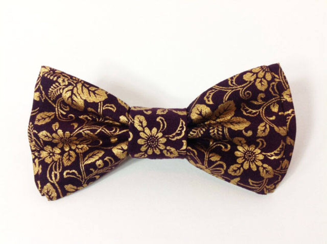 Mens Bow Tie, Formal Bow Tie, Suit Bowtie, Brocade Bow Tie, Prom Bow