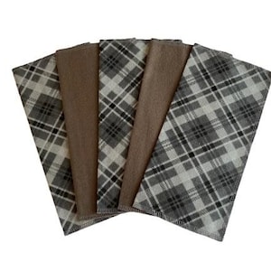 Handkerchief Mens, Cloth Handkerchiefs, Unisex Handkerchiefs, Flannel Handkerchiefs, Reusable Tissues, Paperless Hankies, edchank MH84