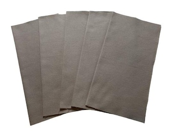 Handkerchief, Light Gray Cotton Flannel Handkerchiefs, Reusable Tissues MH70