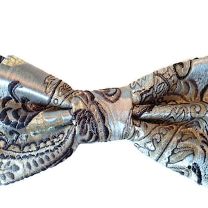Mens Bow Tie, Formal Bow Tie, Suit Bowtie, Brocade Bow Tie, Prom Bow Tie, Wedding Bow Tie, Mens Fashion Accessories, Mens Bowtie M697