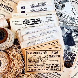 May include: A vintage advertisement for Madam Blumer's Egg Saver, a vegetable food product. The ad features a black and white illustration of a chicken and a basket of eggs. The text reads "Madam Blumer's Egg Saver, Blumeroy, 25 to 50¢ per Doz, Cost $1.00 to $2.00 per 200, Value 48 Eggs, Cost 25 Cents, A Vegetable Food Product."