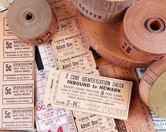 Entradas Vintage Peach Entradas para el carnaval