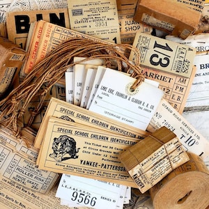 Variedade de papel neutro vintage