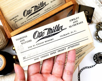 1920&#39;s Otto Miller Jeweler Envelopes