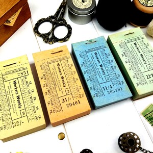 Vintage Tickets / Bus Tickets / Collage Vintage Tickets / Vintage Ticket Set / Ephemera II